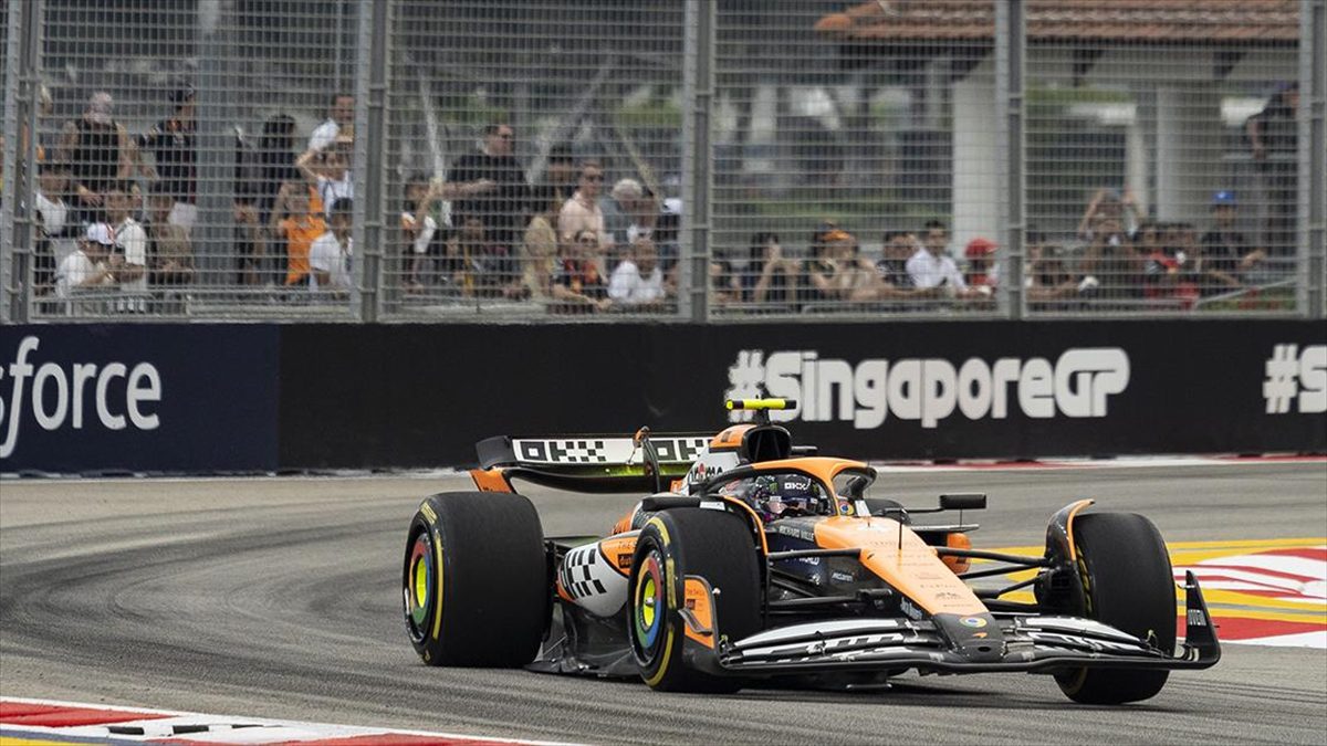 Formula 1 Singapur Grand Prix’sinde pole pozisyonu Lando Norris’in