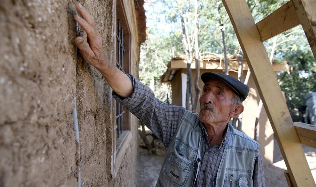 Kayseri'nin Develi ilçesinde babasından