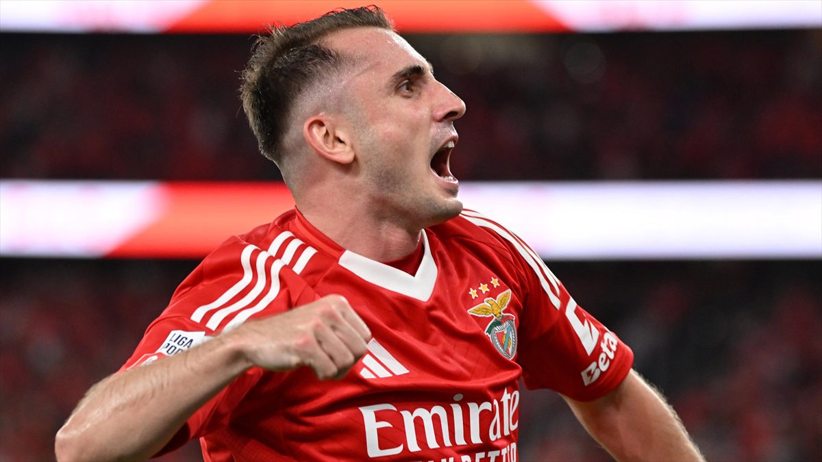 Kerem Aktürkoğlu Benfica kariyerine ilk 11'de, golle ve galibiyetle başladı