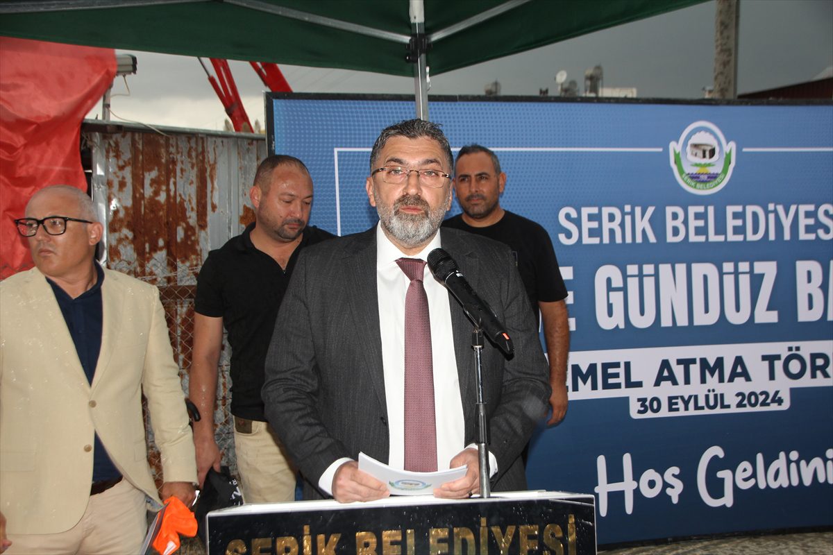 Serik'te kreş ve gündüz bakımevinin temeli atıldı