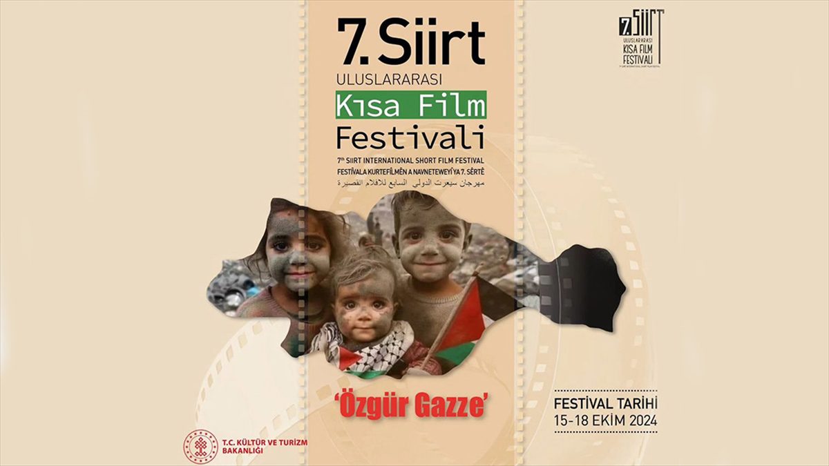 “Siirt Kısa Film Festivali”nin bu yılki teması “Özgür Gazze” olacak