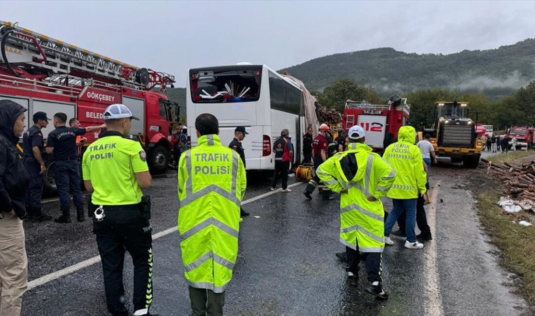 Zonguldak'ın Gökçebey ilçesinde yolcu