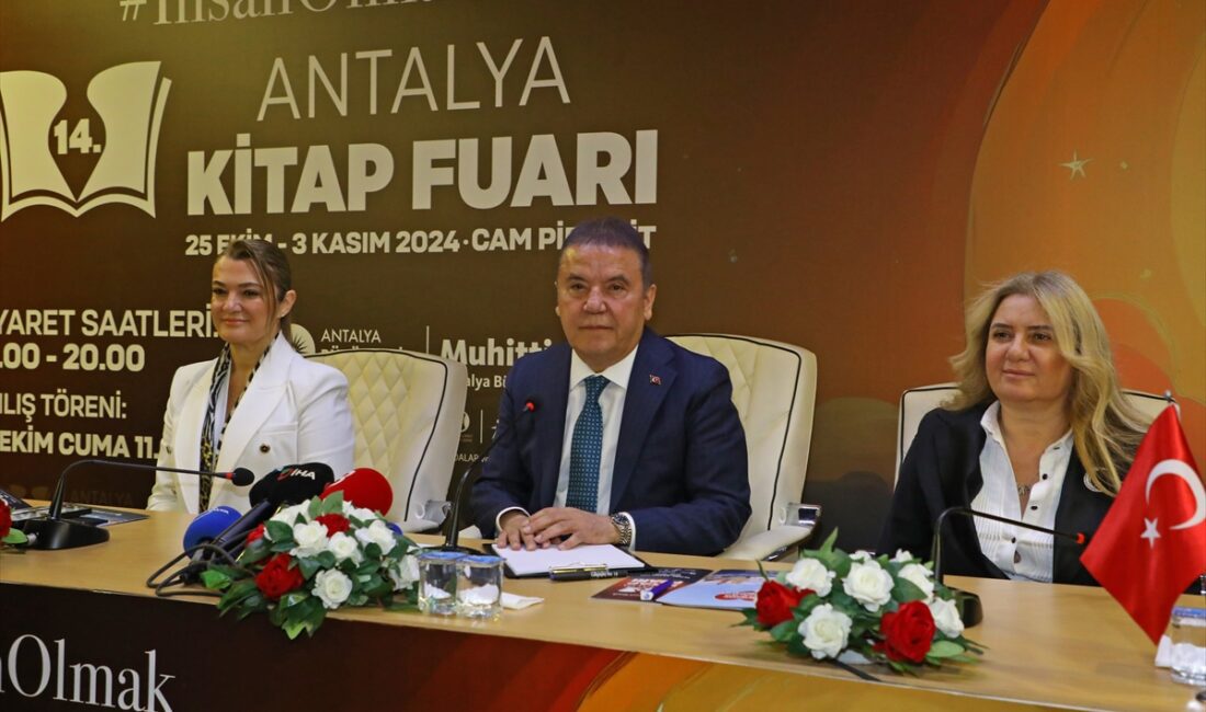 14. Antalya Kitap Fuarı 25 Ekim'de başlayacak