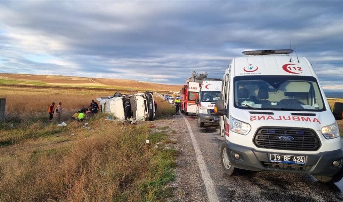 Çorum'un Alaca ilçesinde işçileri