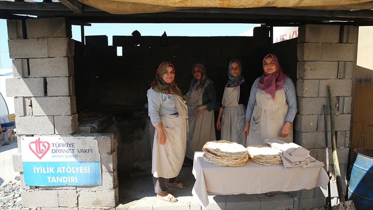 Hatay’da “İyilik Tandırı” depremzede kadınlara gelir kapısı oluyor