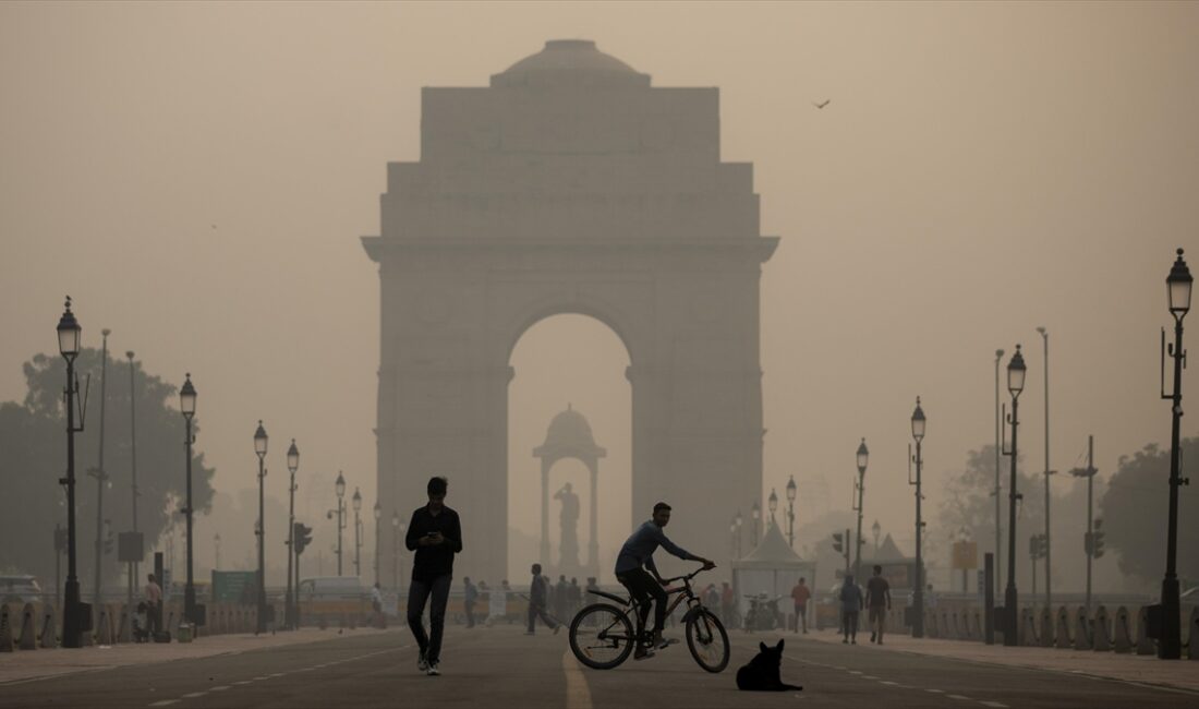 Hindistan'ın başkenti Yeni Delhi'de