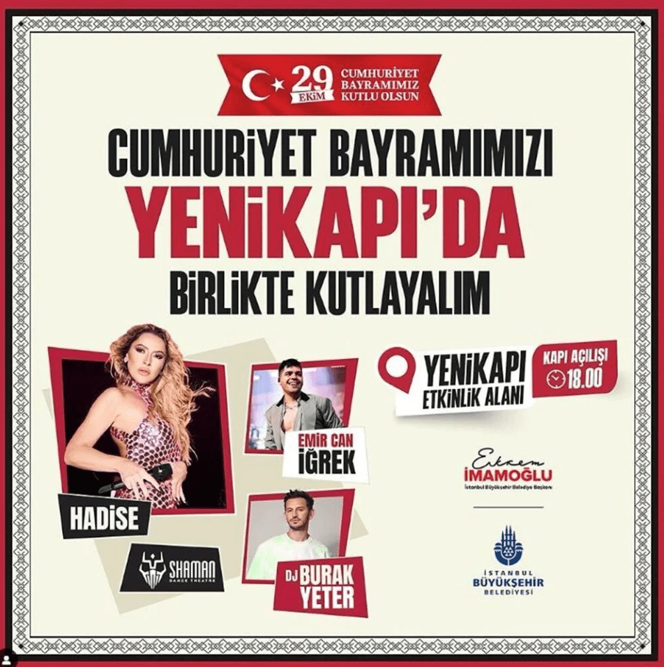 29 Ekim konser ve etkinlik takvimi: 29 Ekim Cumhuriyet Bayramı’nda hangi sanatçılar ücretsiz konser verecek?