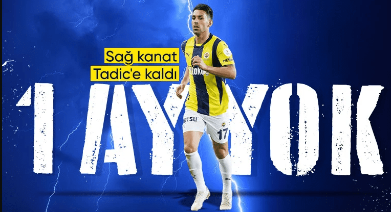 Fenerbahçe’de İrfan Can Kahveci sakatlandı: 1 ay yok