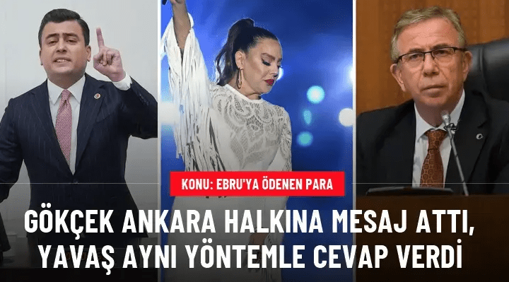 Osman Gökçek Ankara halkına SMS gönderdi, Mansur Yavaş aynı yöntemle cevap verdi