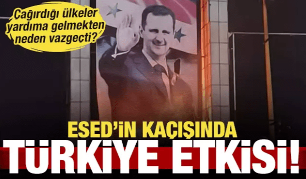 Esed’in kaçışında Türkiye etkisi: Kardeşine bile haber vermemiş!