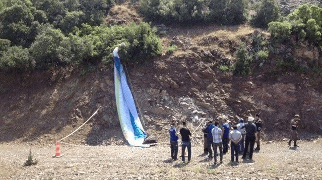 Manisa'da yamaç paraşütü yaparken kaybolan sporcu Tuncay Öğüt'ün cesedine ulaşıldı.